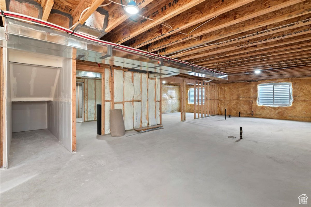 Below grade area with a wealth of natural light