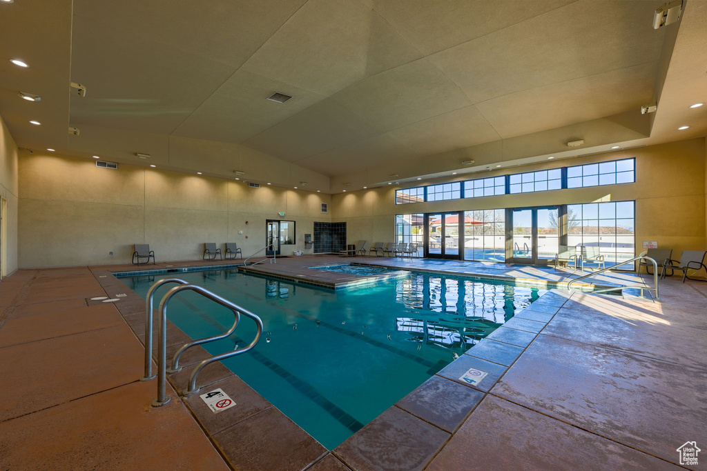 View of pool
