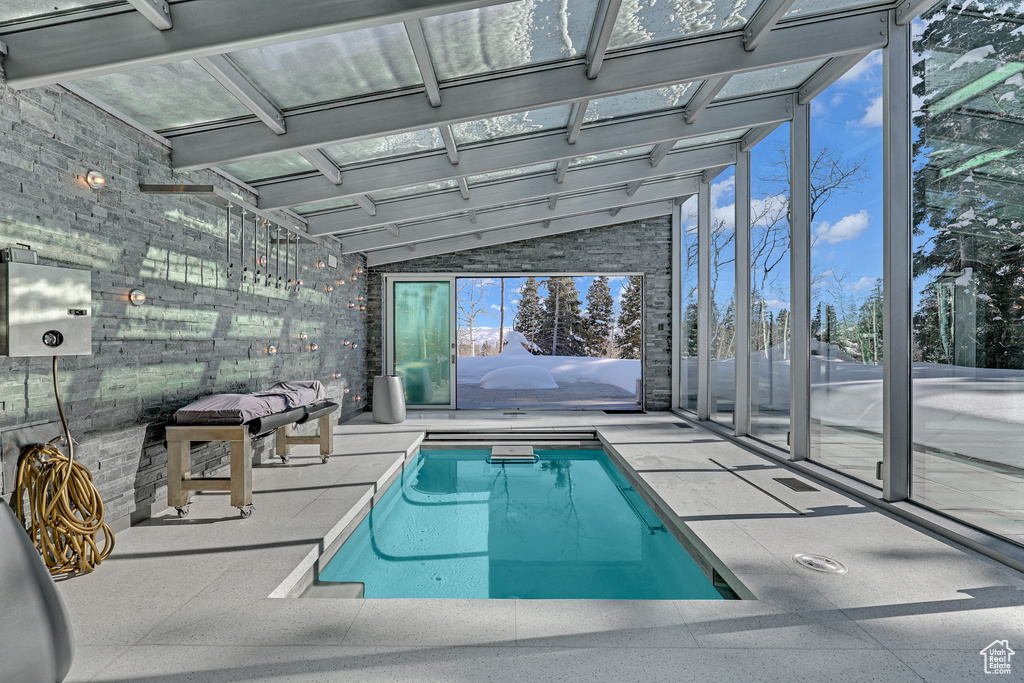 View of pool