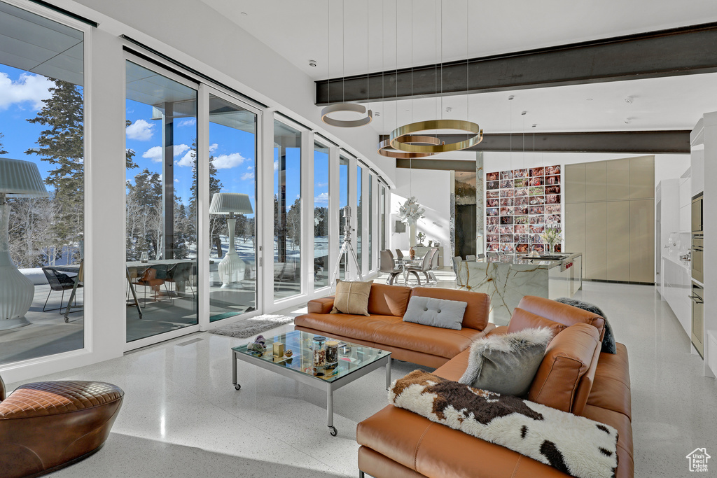 View of living room