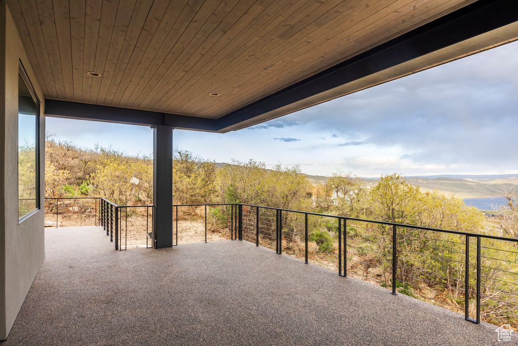 View of patio