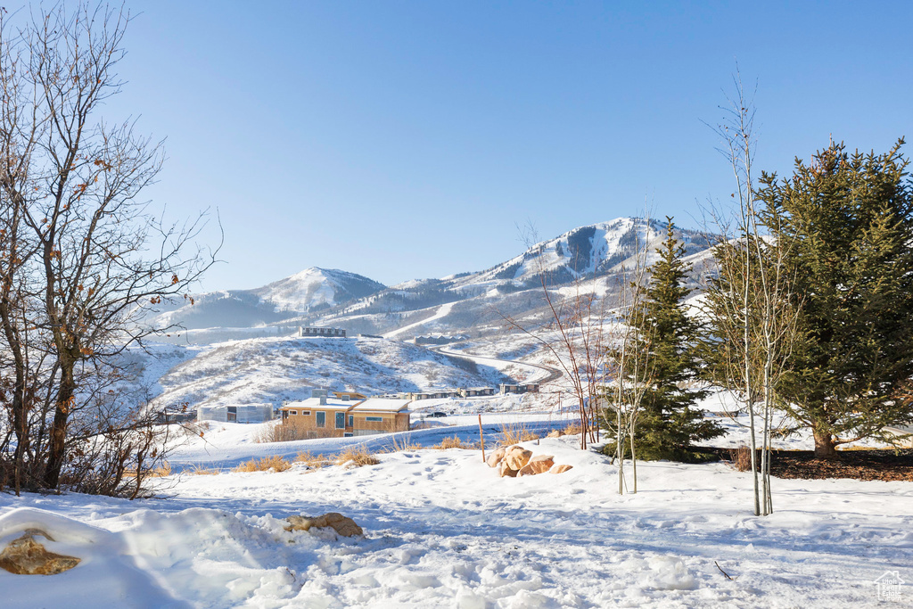 View of mountain backdrop