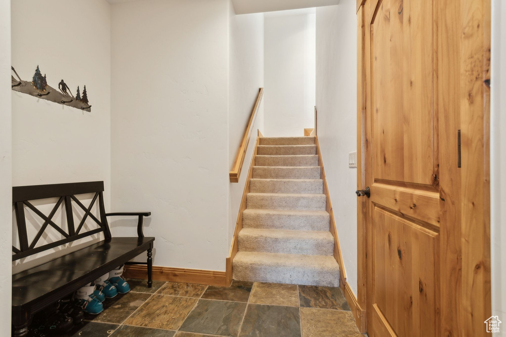 View of stairway