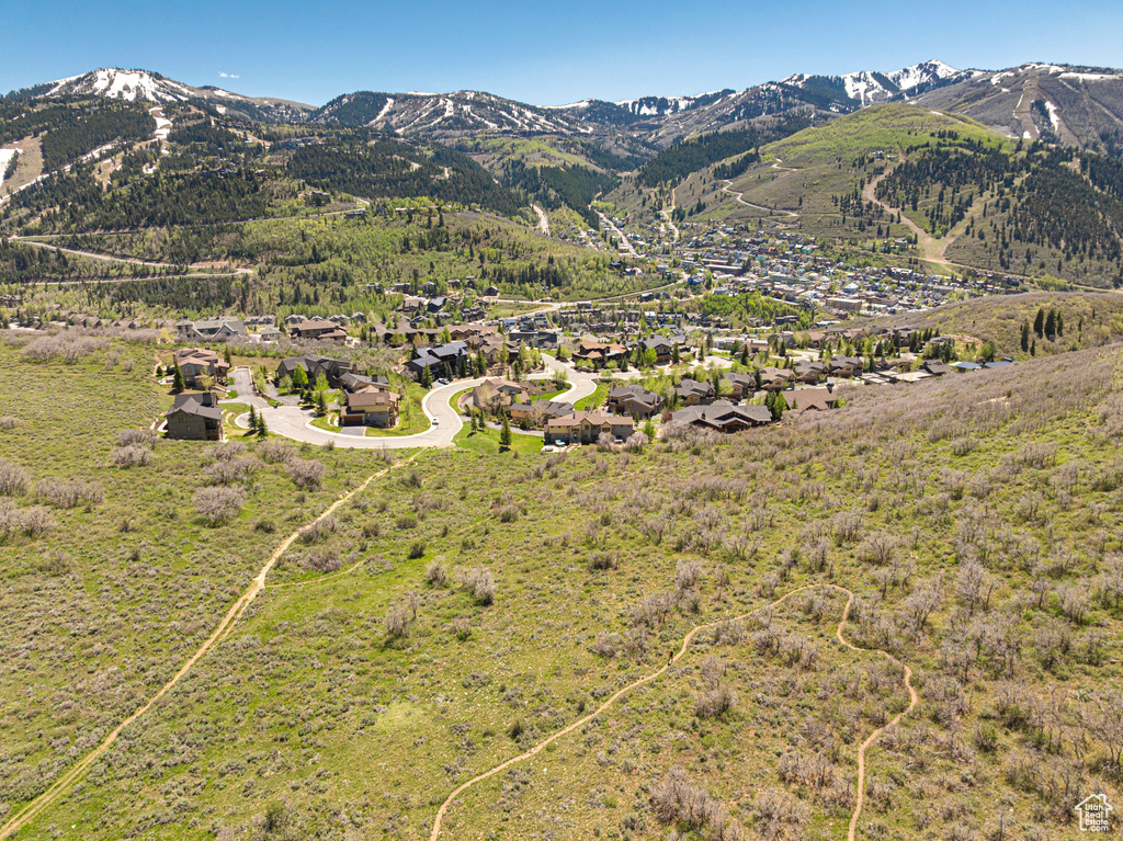 View of mountain background
