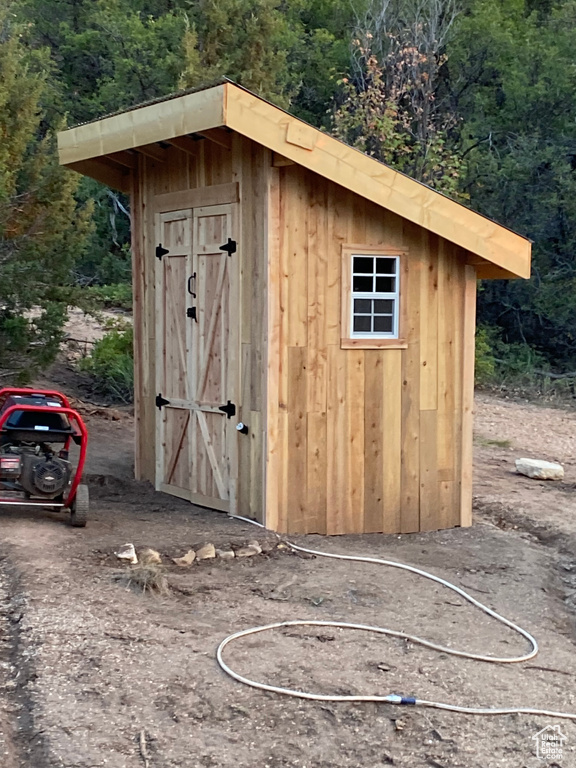 View of outbuilding