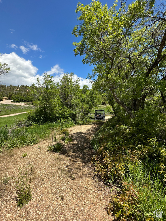 View of yard featuring a rural view