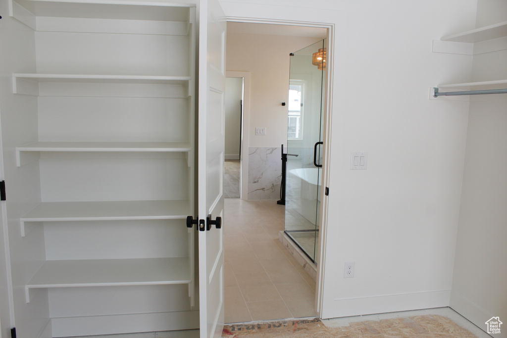 View of closet