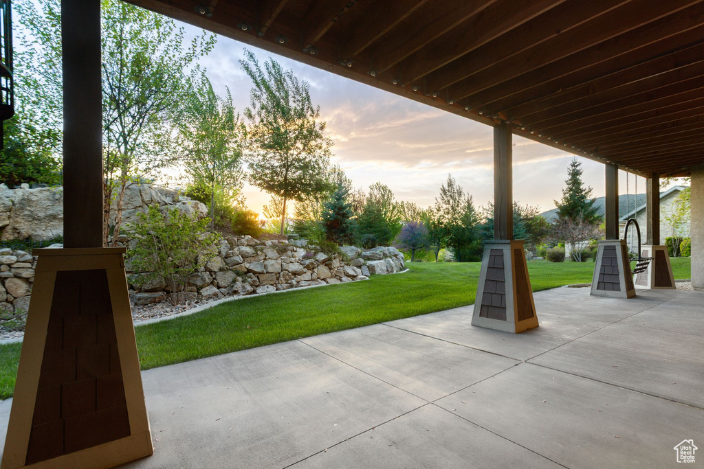 View of patio