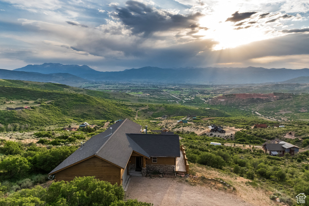 View of mountain backdrop