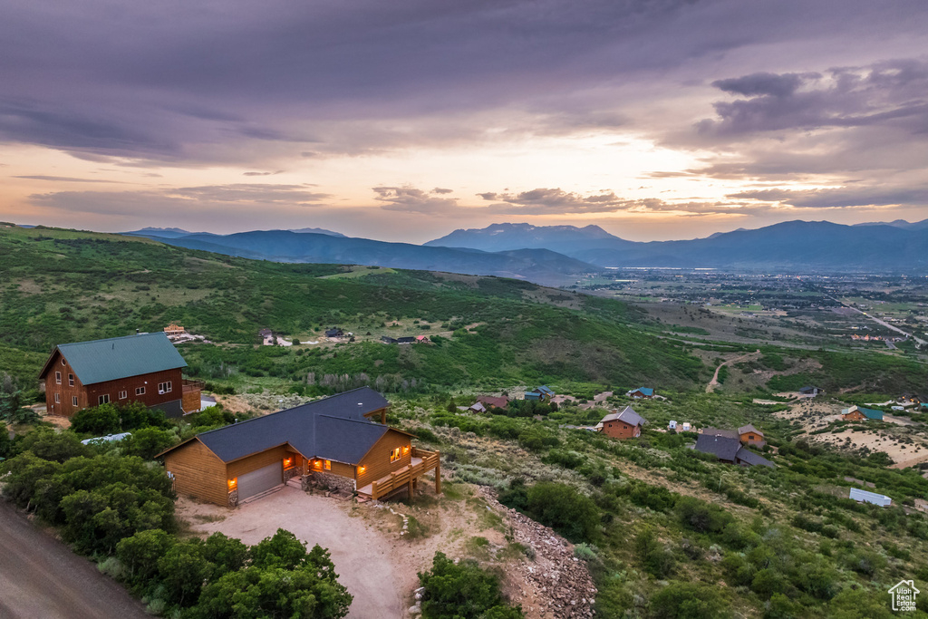 View of mountain backdrop
