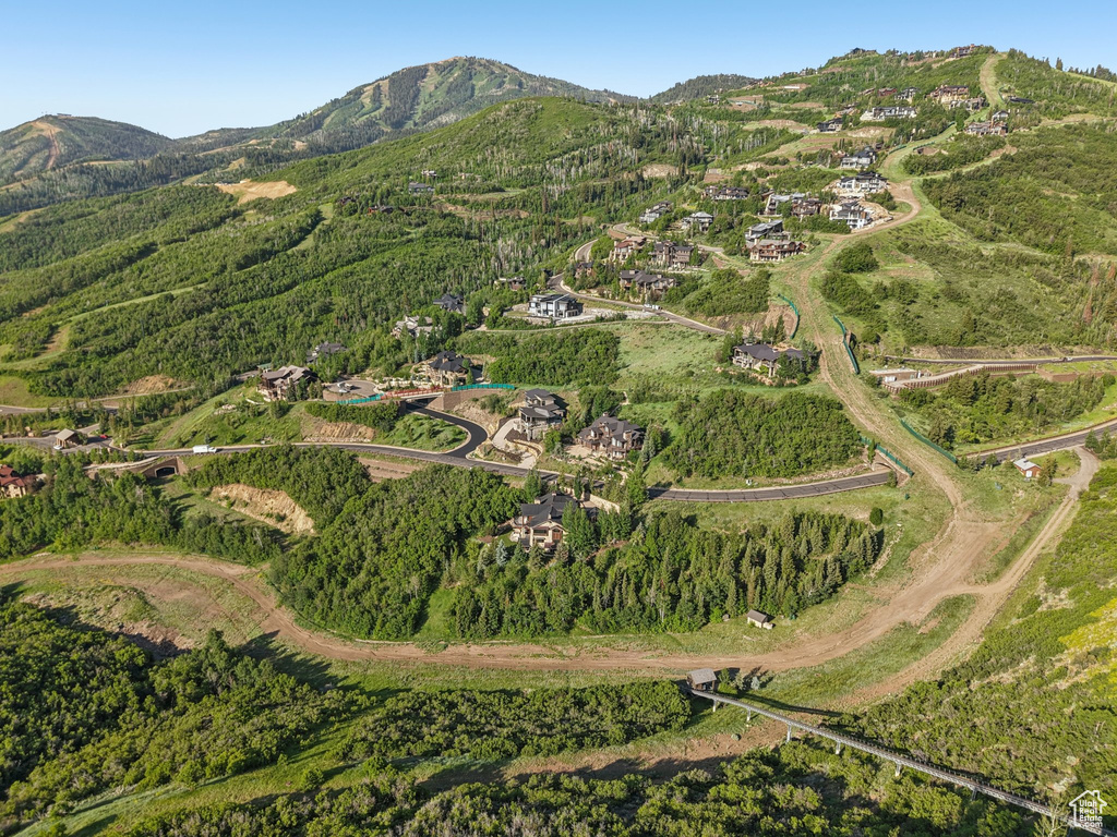 View of property location featuring mountains