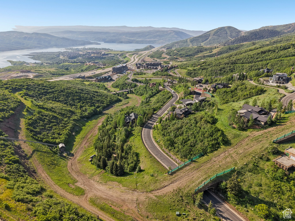 Aerial view of mountains