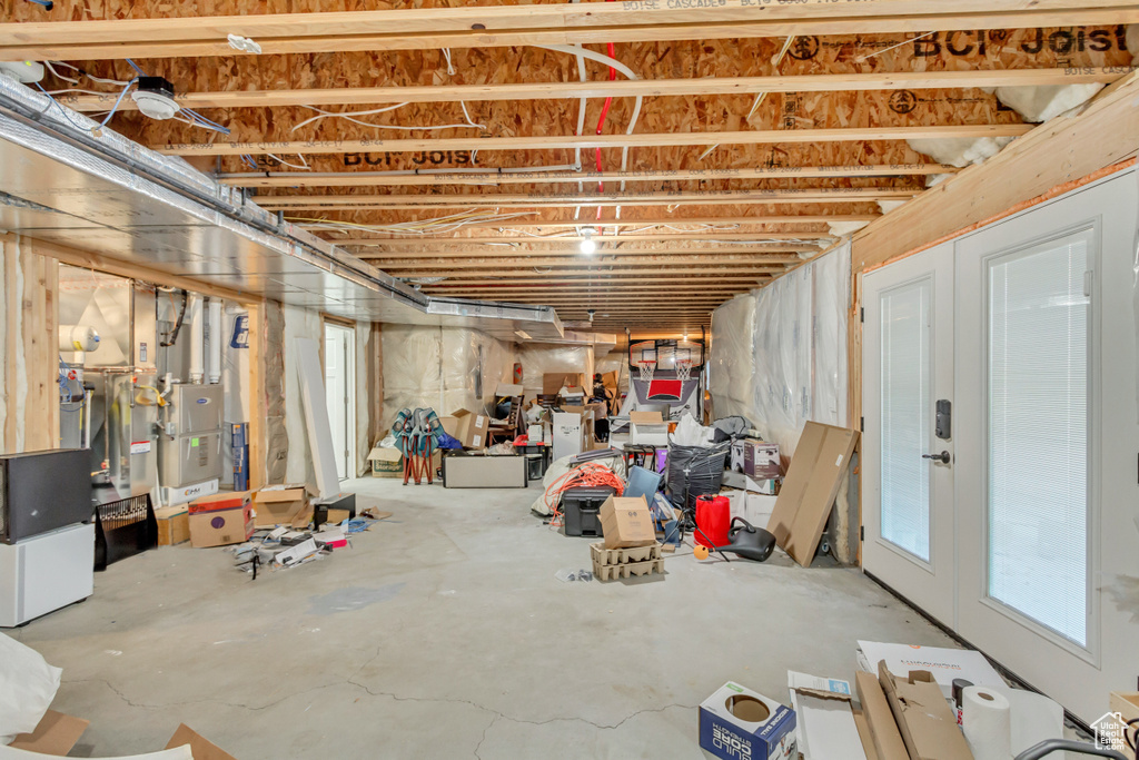 View of basement