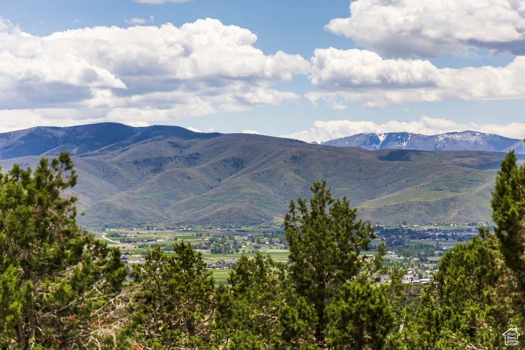 View of mountain backdrop