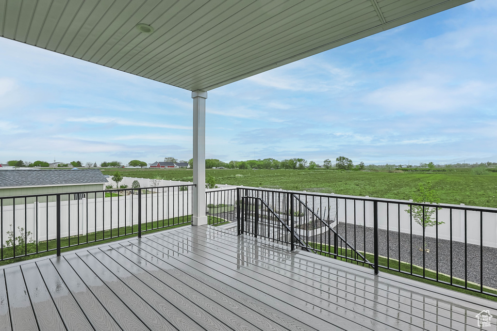 View of deck