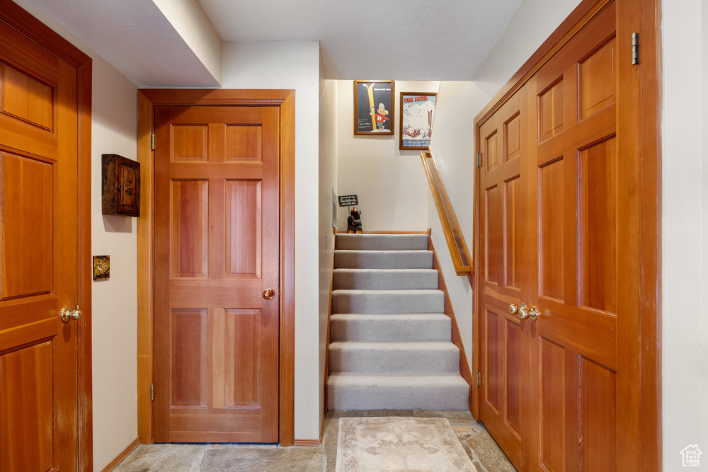 View of stairs