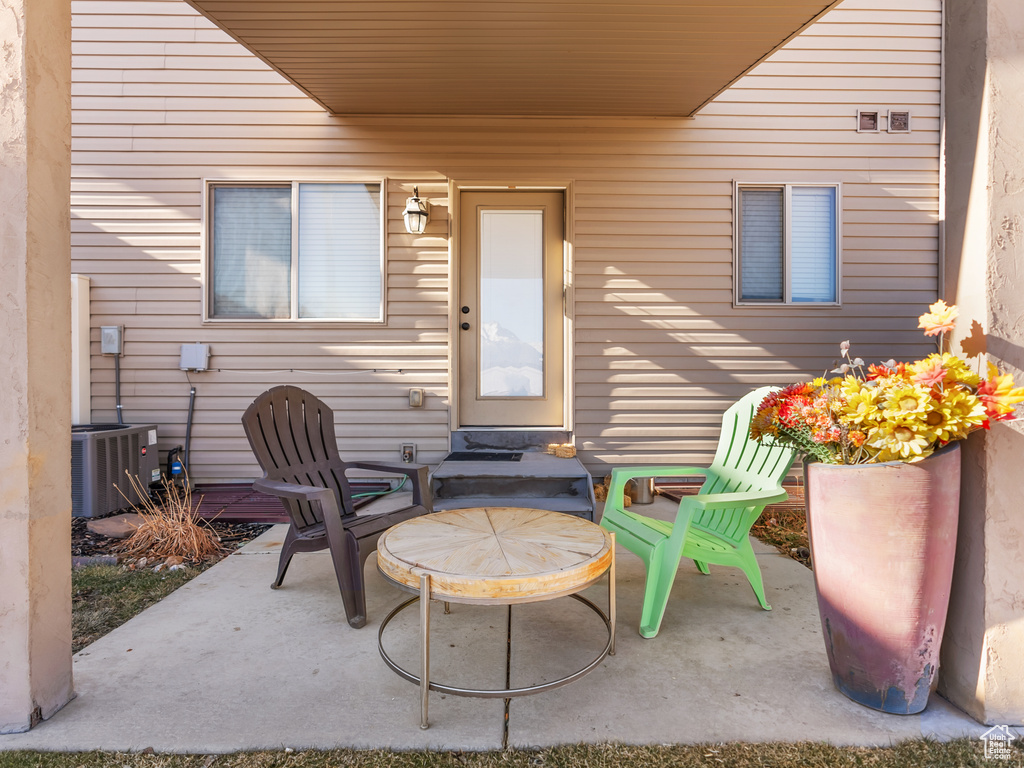 View of patio / terrace with cooling unit