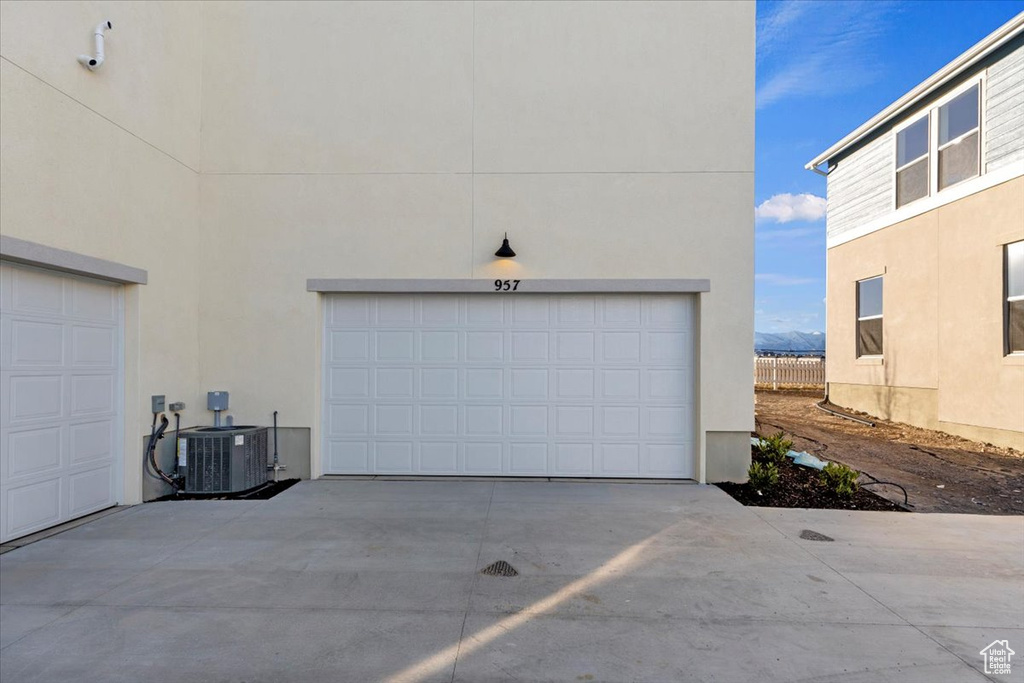 Garage with central AC