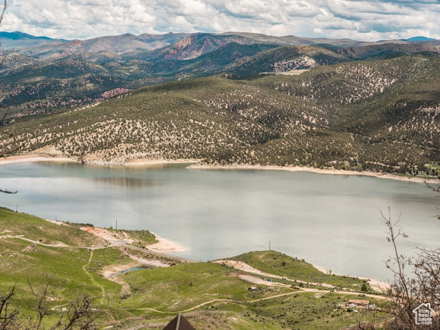 Water view featuring a mountain view