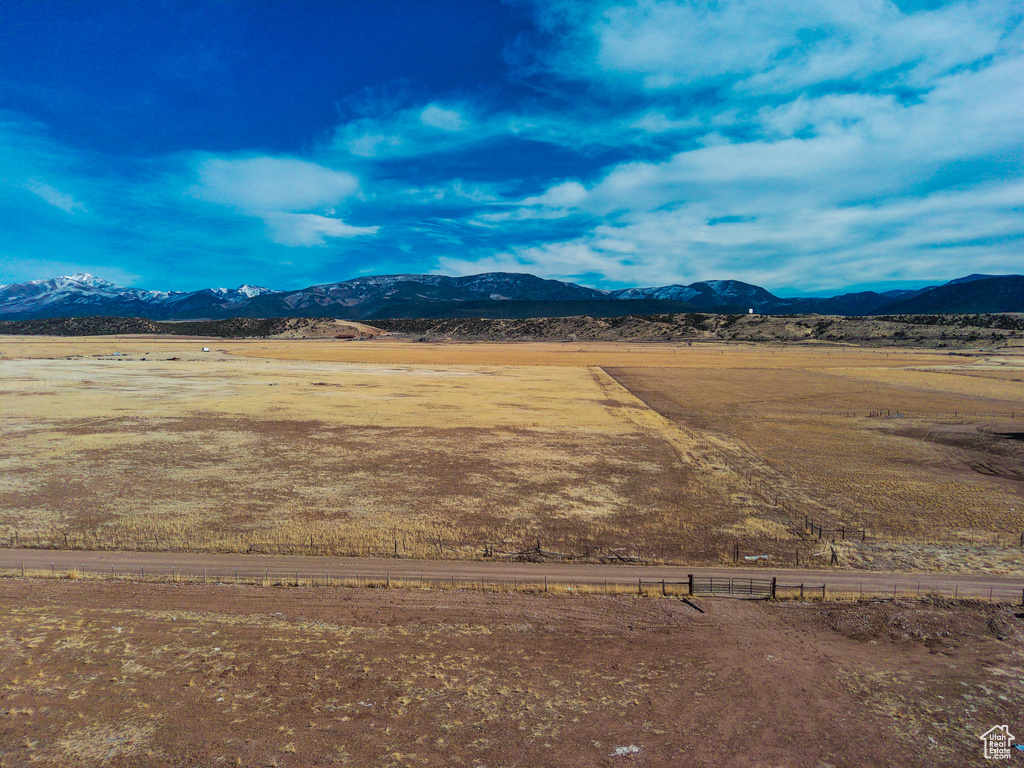 Mountain view with a rural view