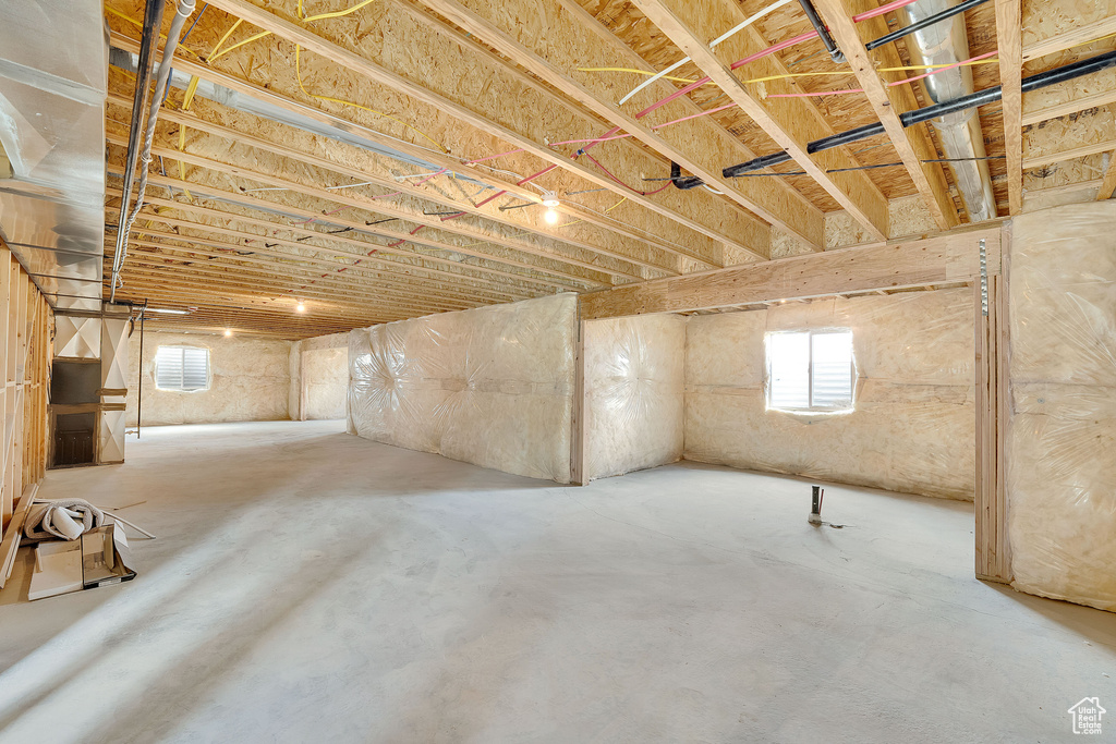 Below grade area with healthy amount of natural light