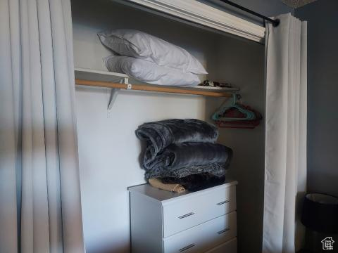 View of closet
