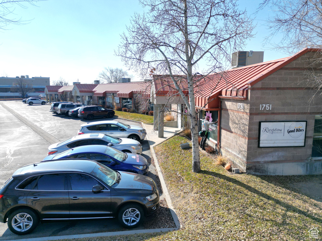 View of vehicle parking