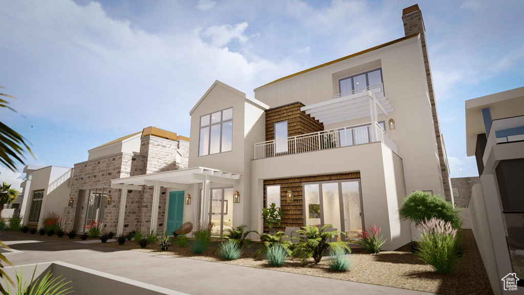 View of front of property
