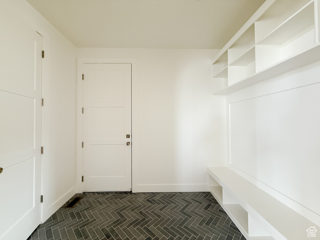 Mudroom with baseboards