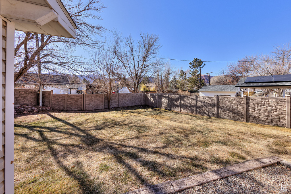 View of yard