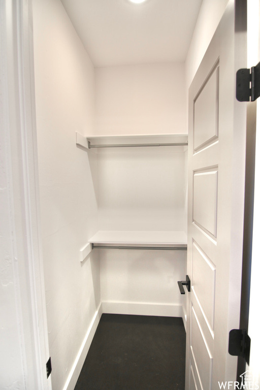 View of spacious closet