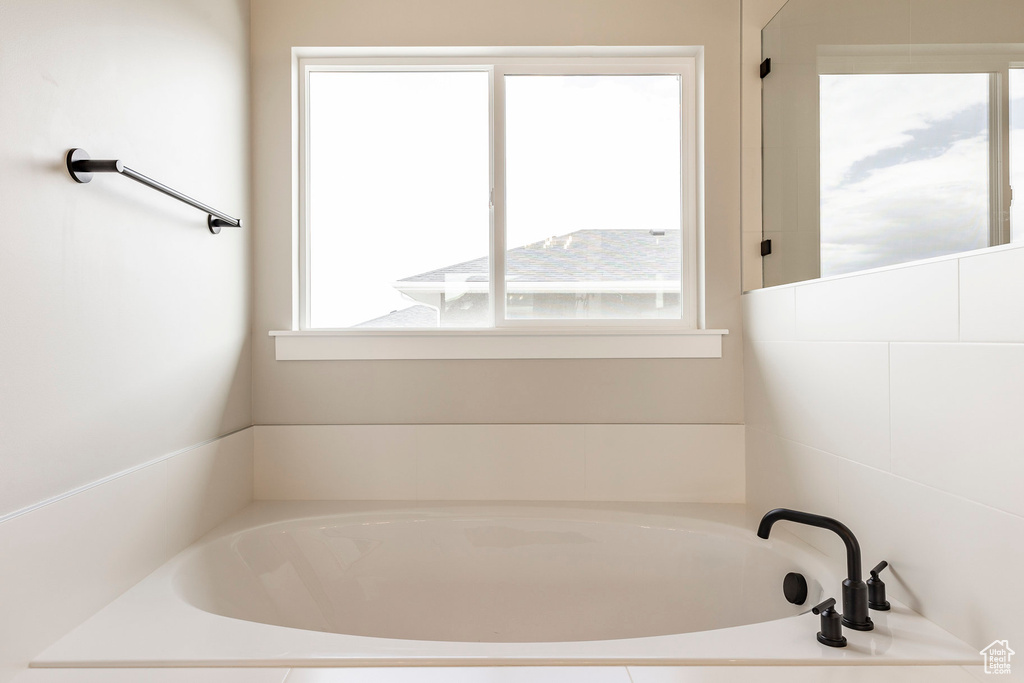 Bathroom with a bath