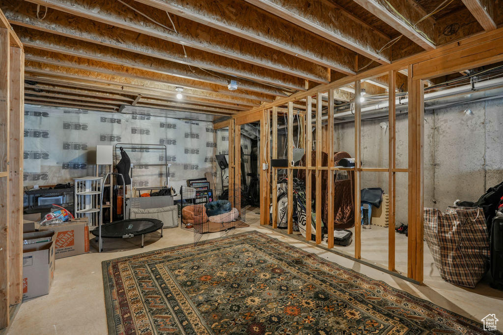View of basement