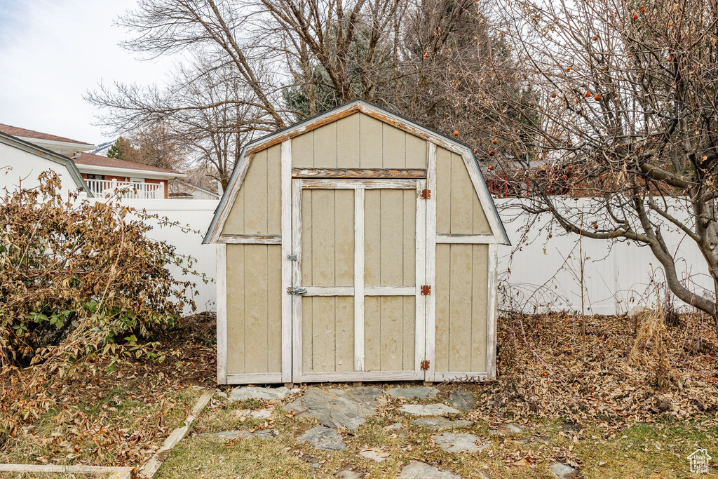 View of outdoor structure