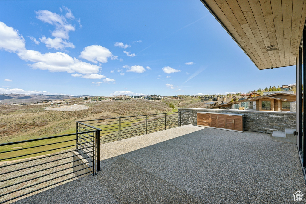 View of patio