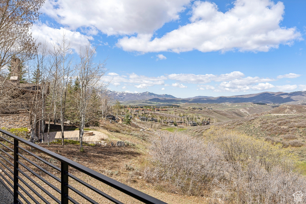 View of mountain backdrop