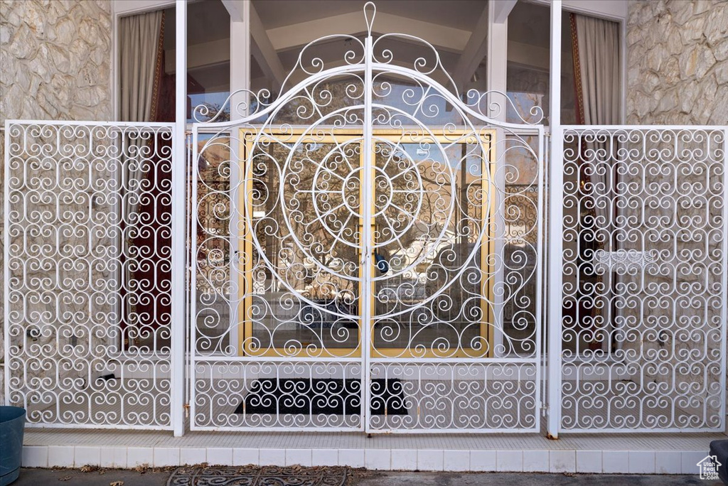View of gate