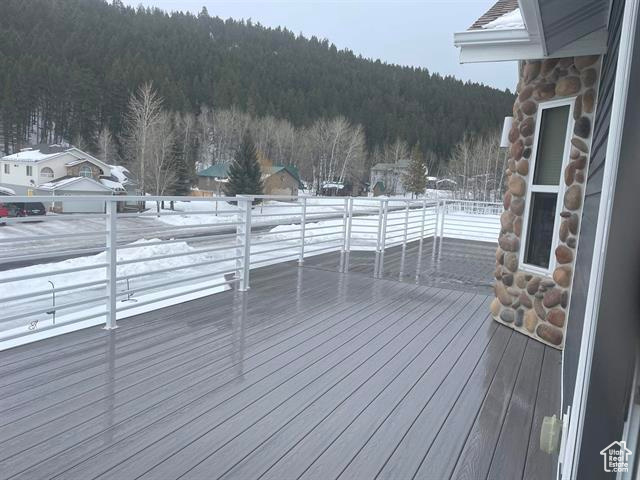 View of deck