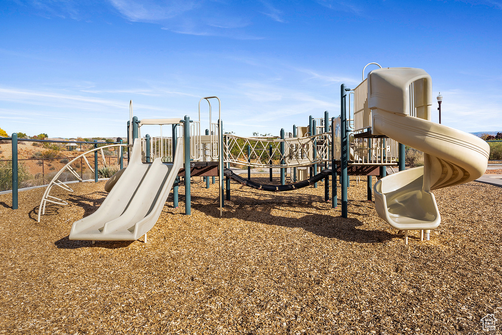View of jungle gym