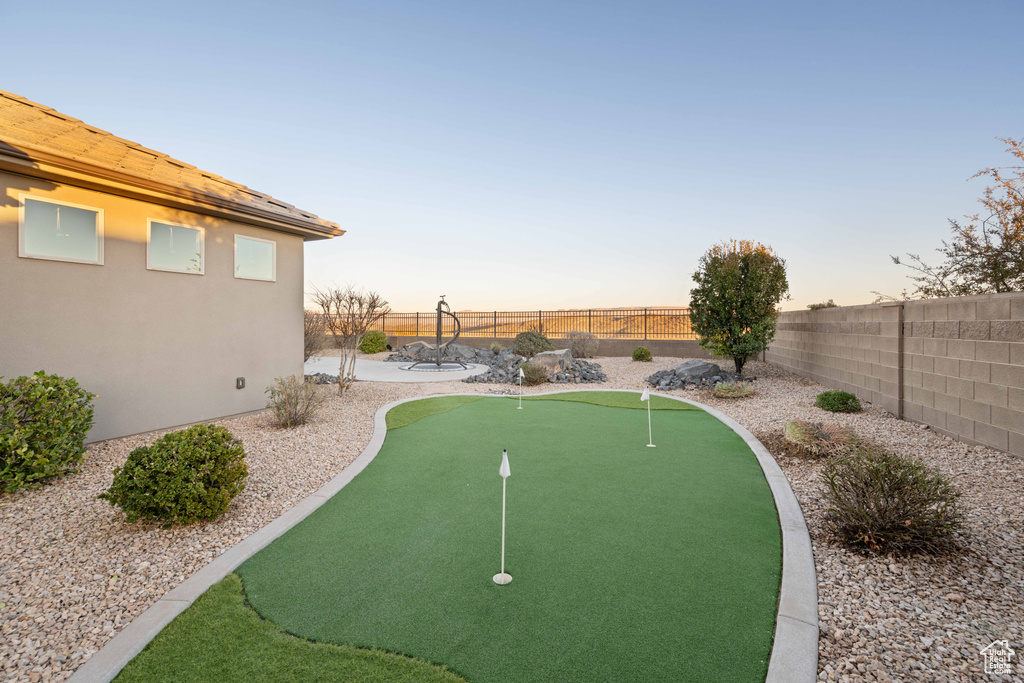 View of community with a patio