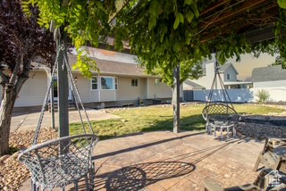 View of patio featuring outdoor dining space