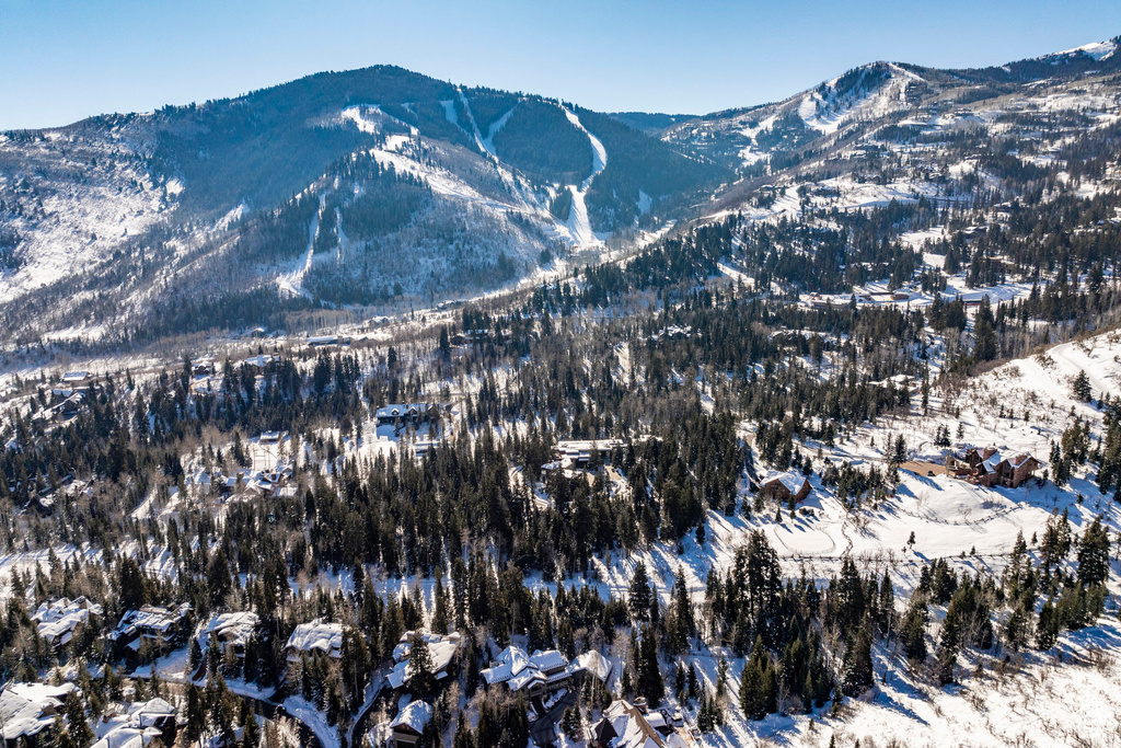 View of mountain background