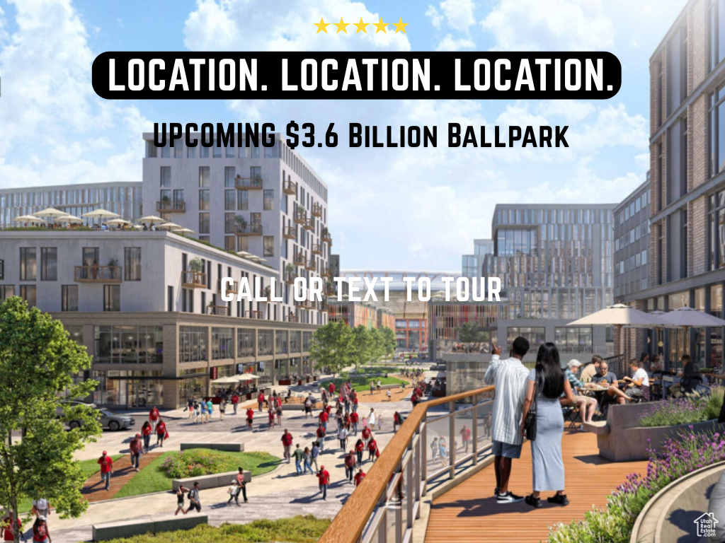 Surrounding community with a city view