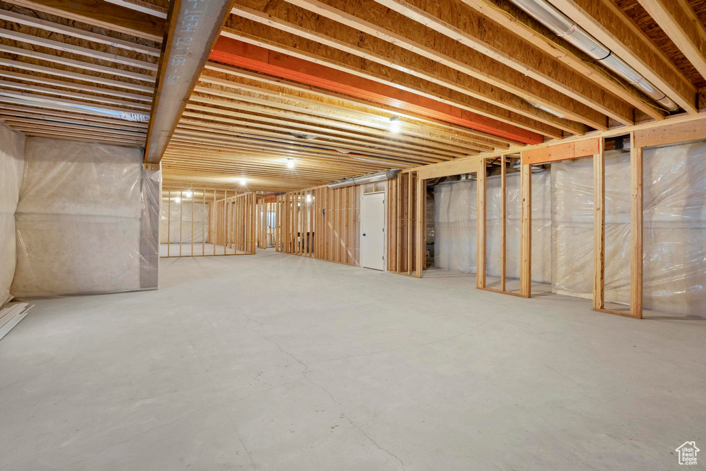 View of basement