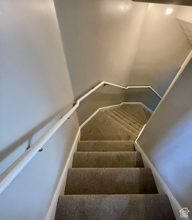 View of stairs