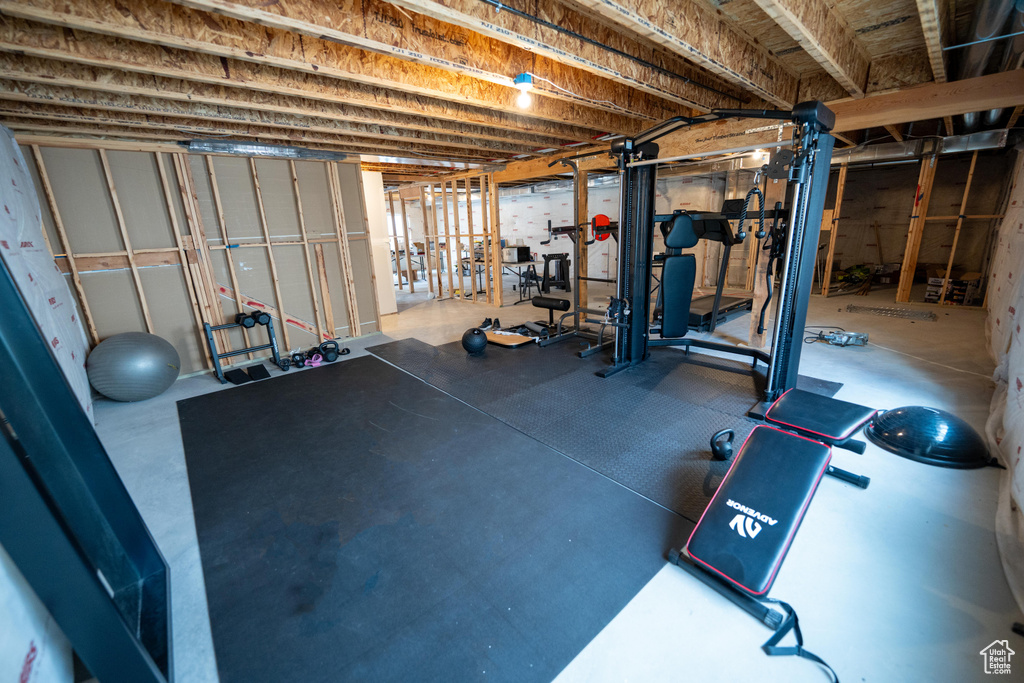 View of exercise area