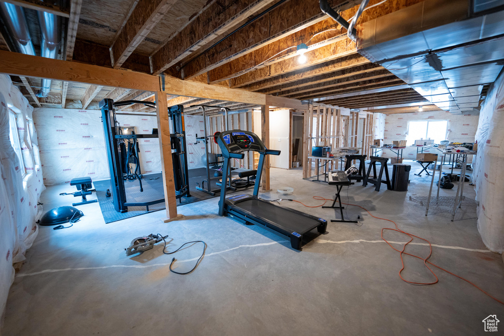View of workout room
