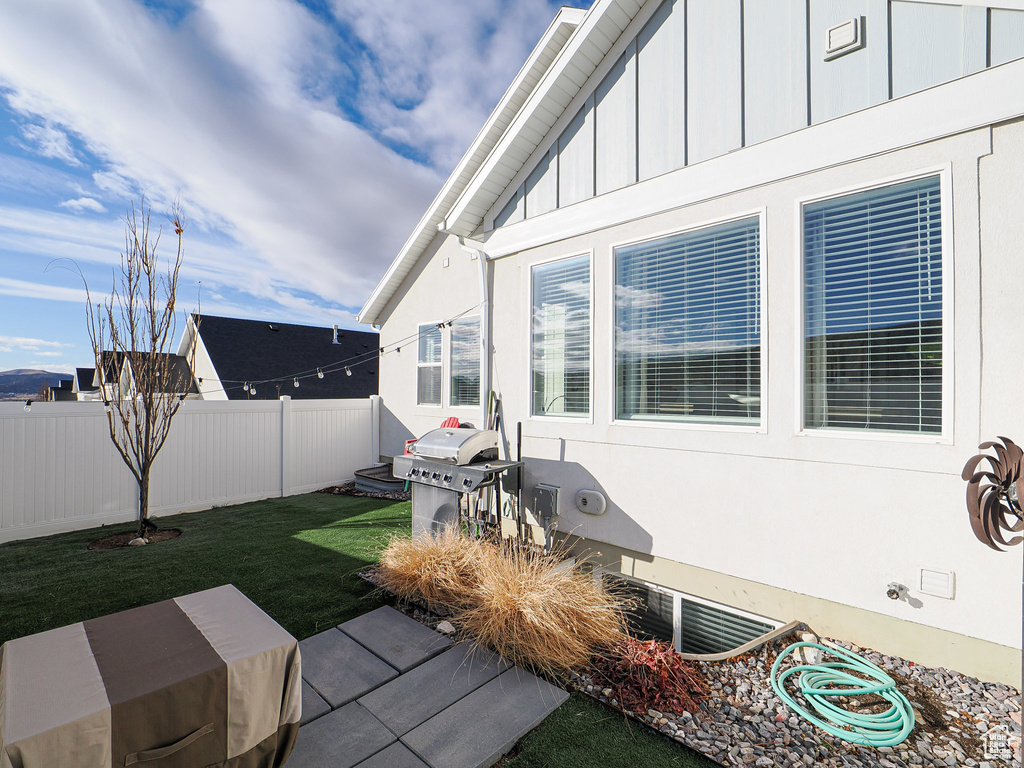 View of patio / terrace featuring area for grilling