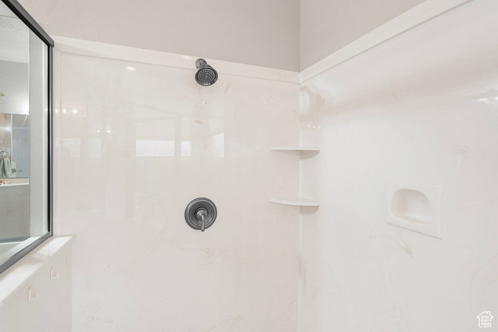 Bathroom with a shower