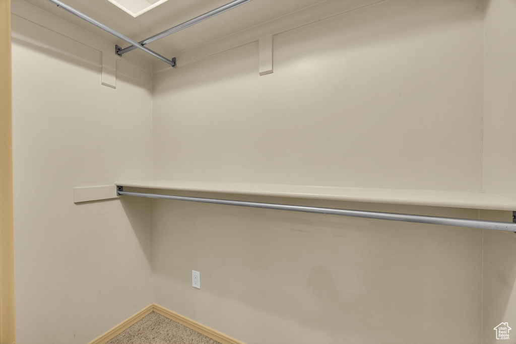 View of spacious closet